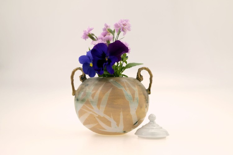 Waza/wazon ceramiczny seria różowa "Krzysztof"