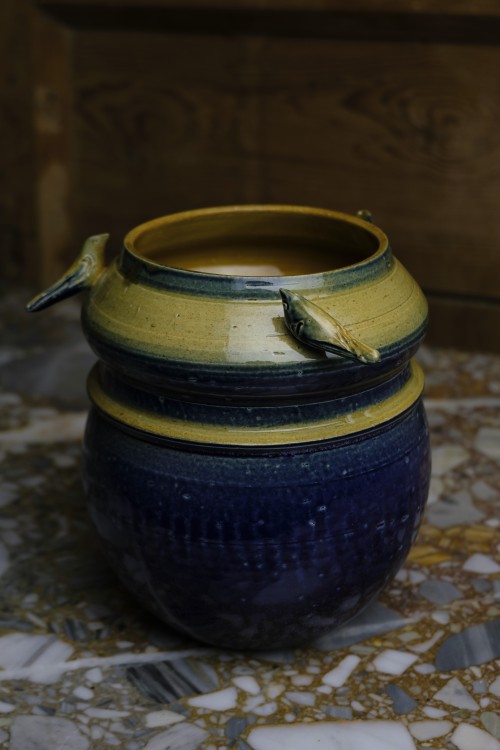 Wazon Ceramiczny z trzema ptaszkami