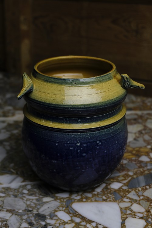Wazon Ceramiczny z trzema ptaszkami