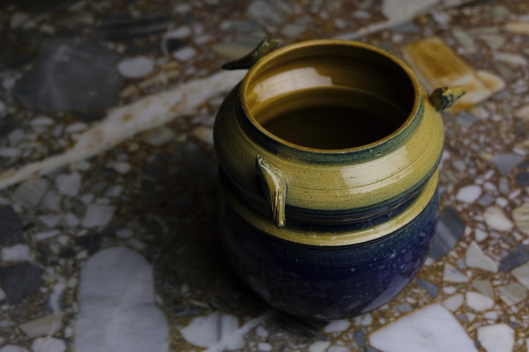 Wazon Ceramiczny z trzema ptaszkami