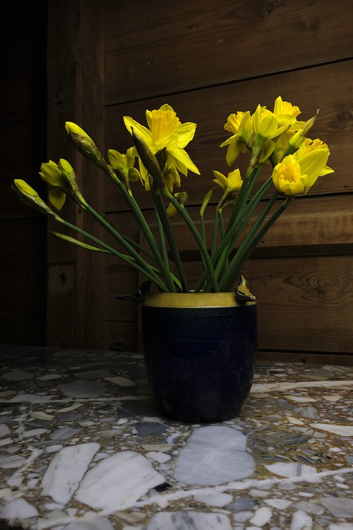 Wazon Ceramiczny z trzema ptaszkami (2)