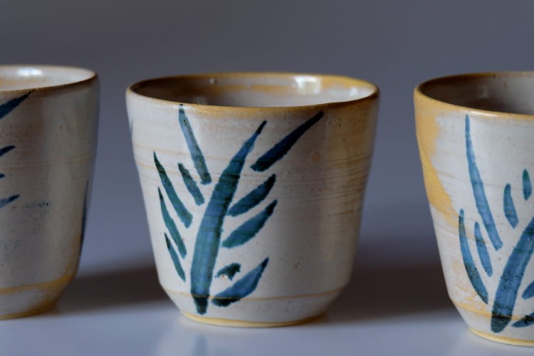 Czarka ceramiczna"Kłosy"