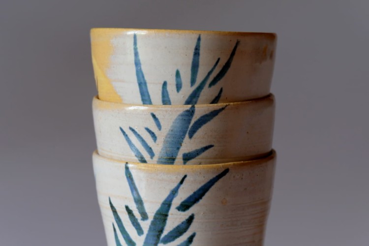 Czarka ceramiczna"Kłosy"