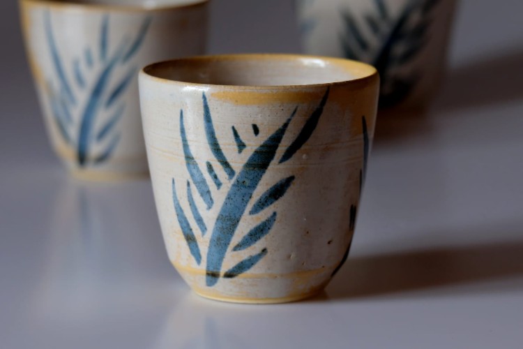 Czarka ceramiczna"Kłosy"