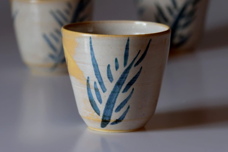 Czarka ceramiczna"Kłosy"