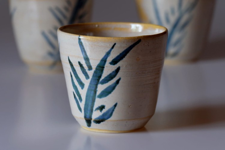 Czarka ceramiczna"Kłosy"